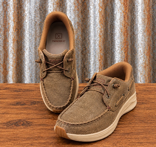 Twisted X Mens Feather X EZ Lace up Mocs - Image 3