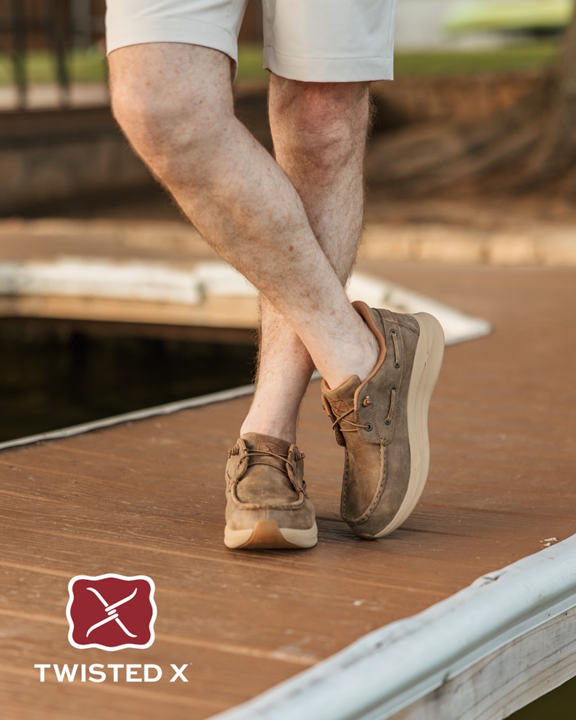 Twisted X Mens Feather X EZ Lace up Mocs - Image 2