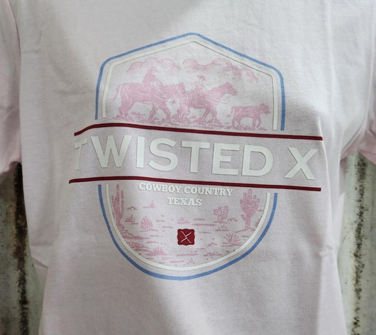 Twisted X Ladies Kim Tee - Blush - Image 2