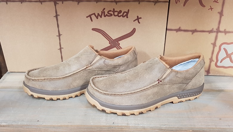 Twisted X Mens Cellstretch Driving Mocs - Bomber - Roundyard
