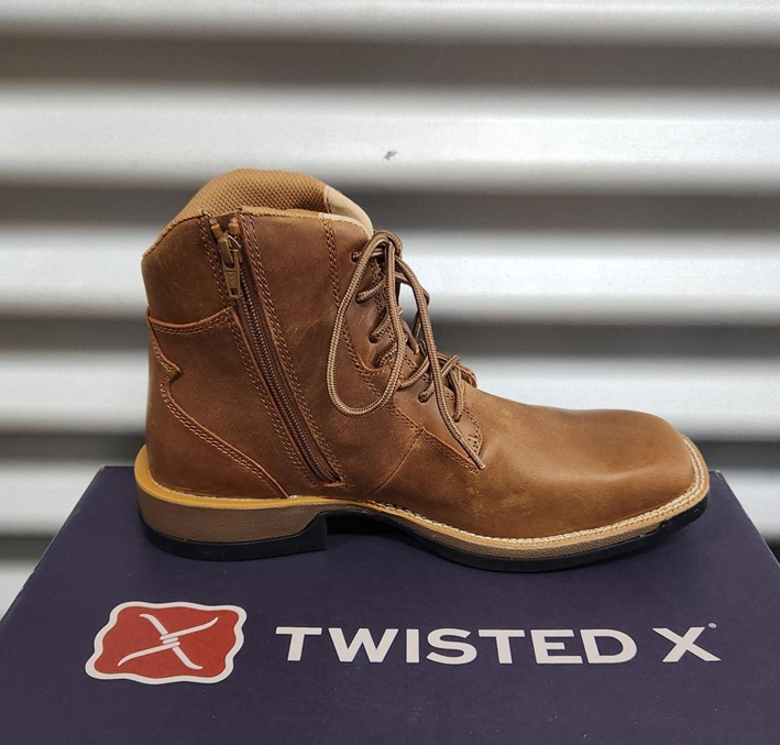 Twisted X Mens 6" Tech X1 Zip Side Boot - Image 4