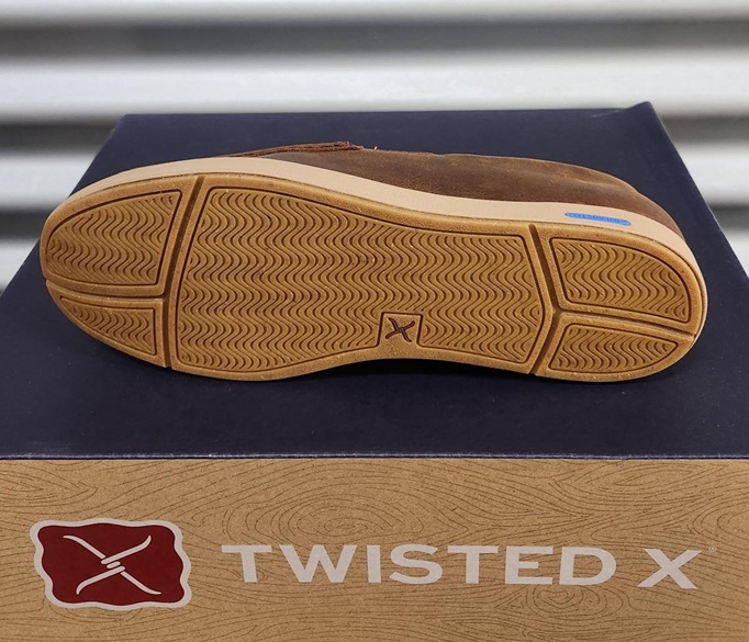 Twisted X Mens Ultra Cell Slip On Moc - Rust Brown - Image 3