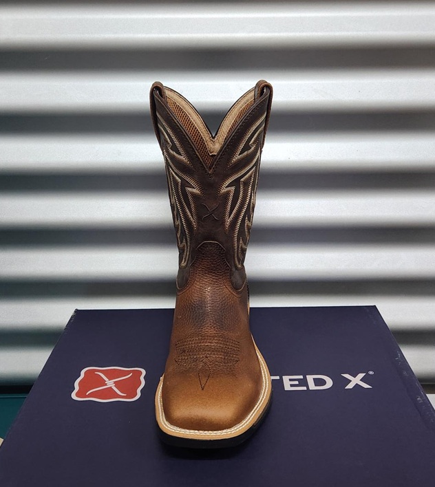 Twisted X Mens Tech X Boots - Mahogany/Mocha - Image 3