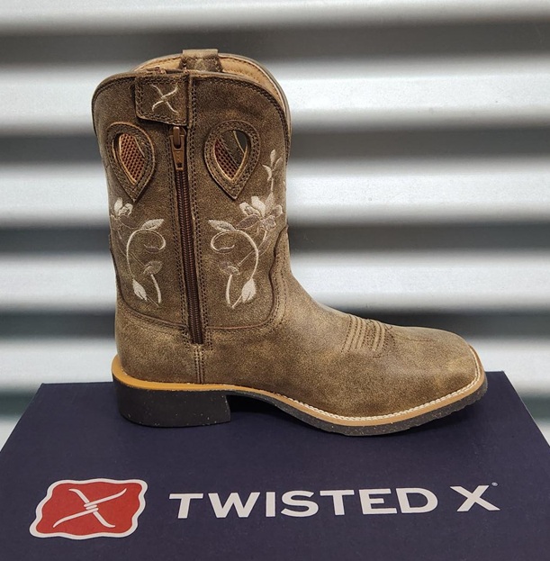 Twisted X Ladies Tech X2 Zip Boot - Bomber - Image 3