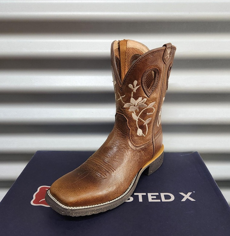Twisted X Ladies 9" Tech X2 Zip Boots - Oiled Bomber - Image 3
