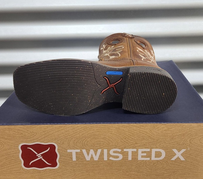 Twisted X Ladies 9" Tech X2 Zip Boots - Oiled Bomber - Image 4