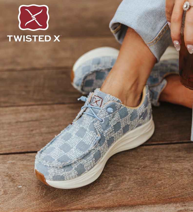 Twisted X Ladies Ultralite Casual Moc - Denim - Image 2