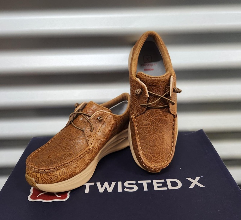 Twisted X Ladies Ultralite X Casual Moc - Tooled Spice - Image 3