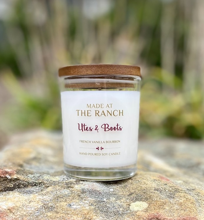 Made At The Ranch Candle - Utes & Boots