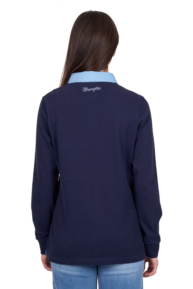 Wrangler Ladies Brook Rugby - Image 2