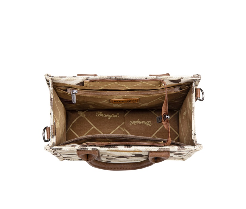 Wrangler Camo Print Crossbody Bag - Light Pink - Image 2