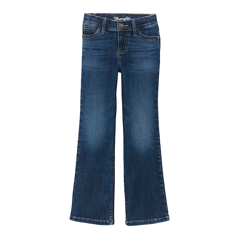 Wrangler Girls Bespoke Boot Cut Jeans - Lacey - Image 2