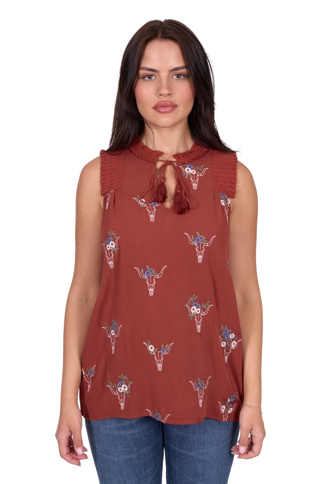 Wrangler Ladies Krissy Blouse - Image 2