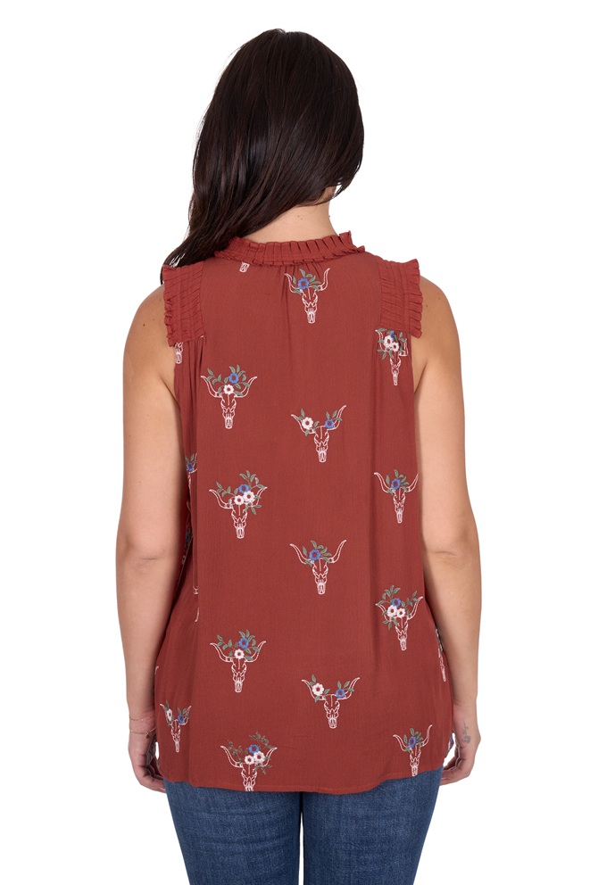 Wrangler Ladies Krissy Blouse - Image 3
