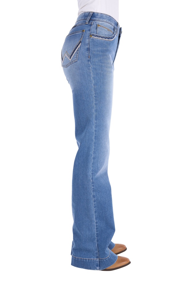 Wrangler Ladies Margo Trouser Jean - Willow - Image 3