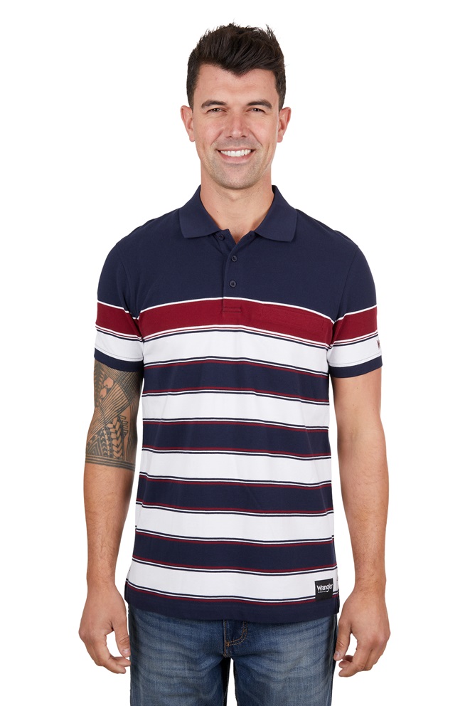 Wrangler Mens Dion 1 Pocket Polo - Image 2