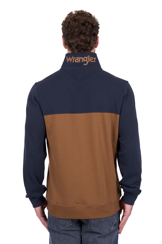 Wrangler Mens Steve 1/4 Zip Pullover - Image 2