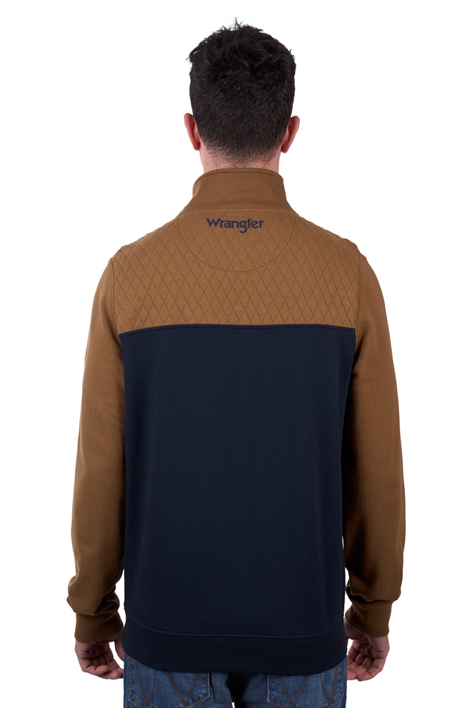 Wrangler Mens Tate 1/4 Zip Pullover - Image 2