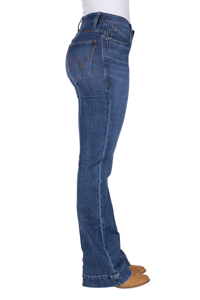 Wrangler Ladies Willow Trouser Jeans - Luna - Image 3